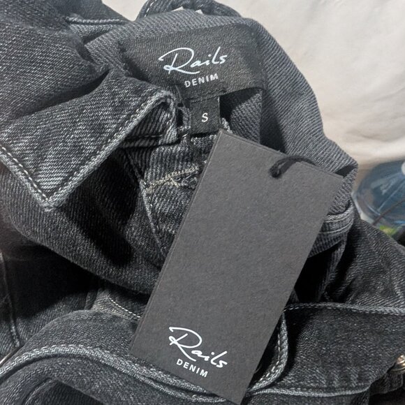 Rails | Petersen Belted Denim Shirt Jacket In Eclipse - Picture 3 of 9